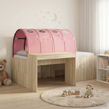 vidaXL Bed with Tunnel 3 pcs Sonoma Oak and Pink Engineered Wood 1