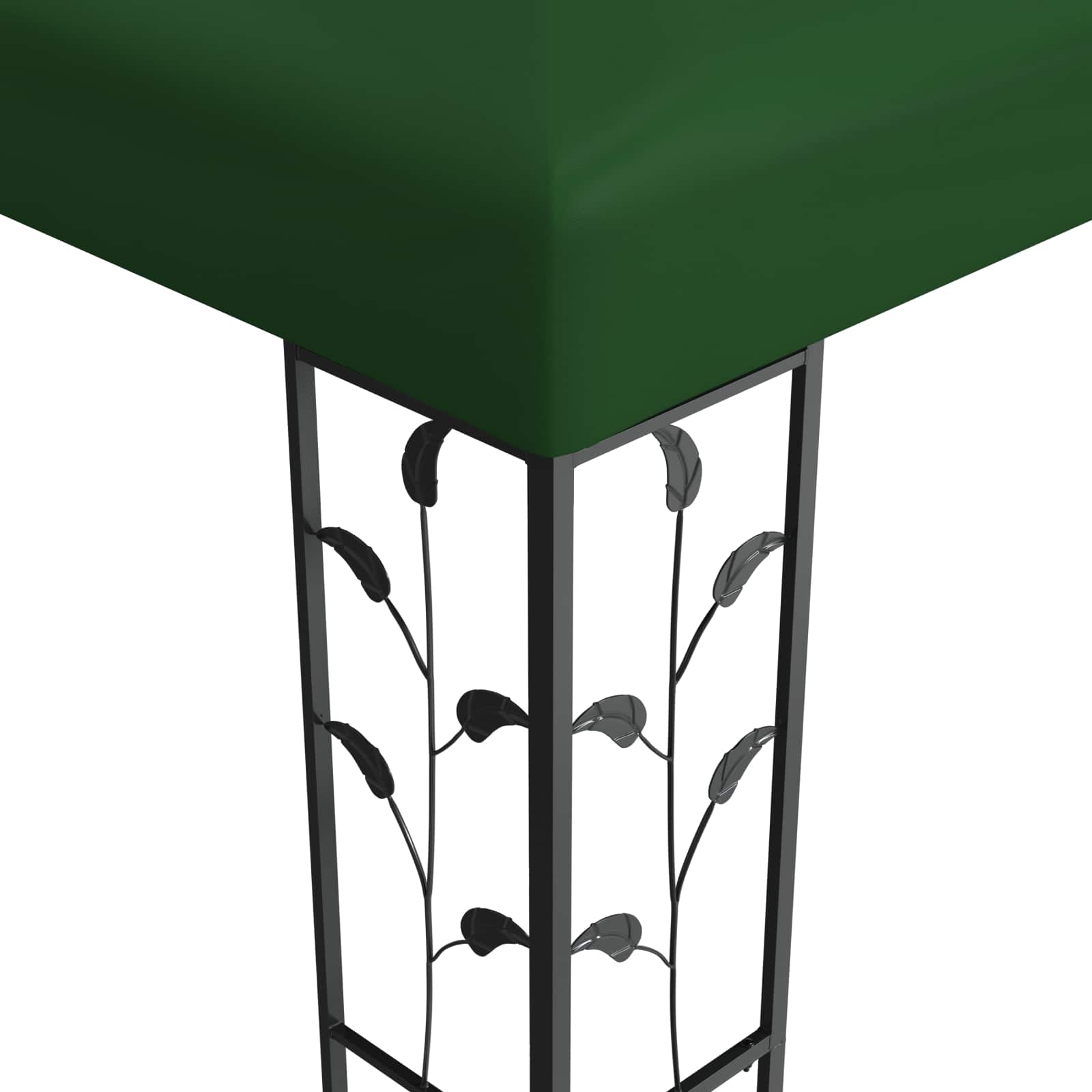 vidaXL Gazebo 3 x 3 x 2.68 m Green Polyester and Steel 3
