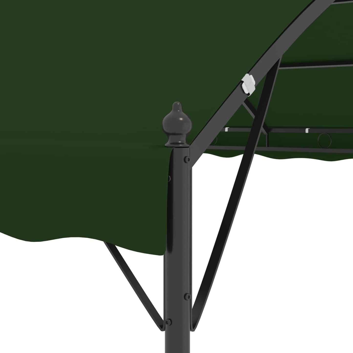 vidaXL Gazebo 4 x 3 x 2.6 m Green Polyester and Steel 5