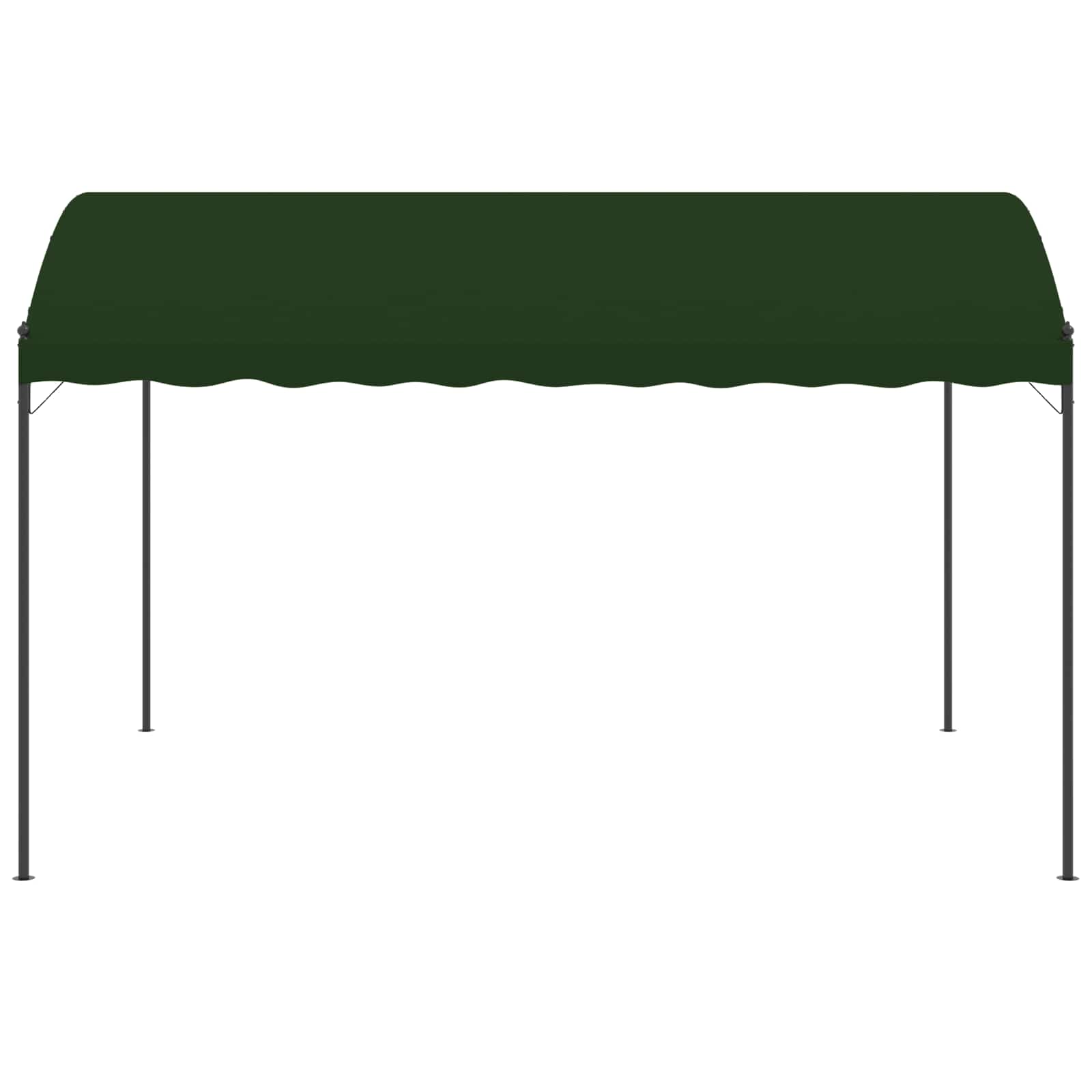 vidaXL Gazebo 4 x 3 x 2.6 m Green Polyester and Steel 4