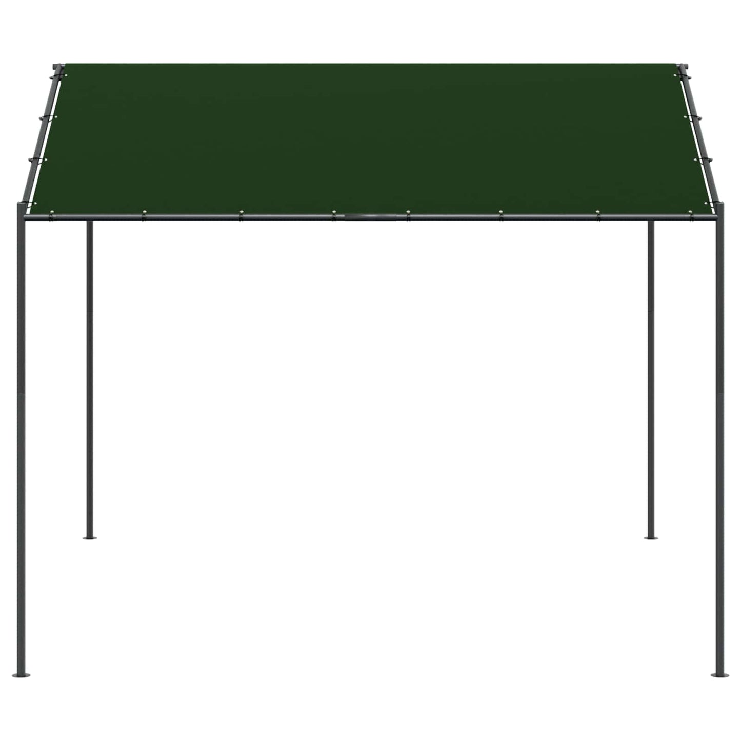 vidaXL Gazebo 4 x 4 x 2.6 m Taupe Polyester and Steel 3