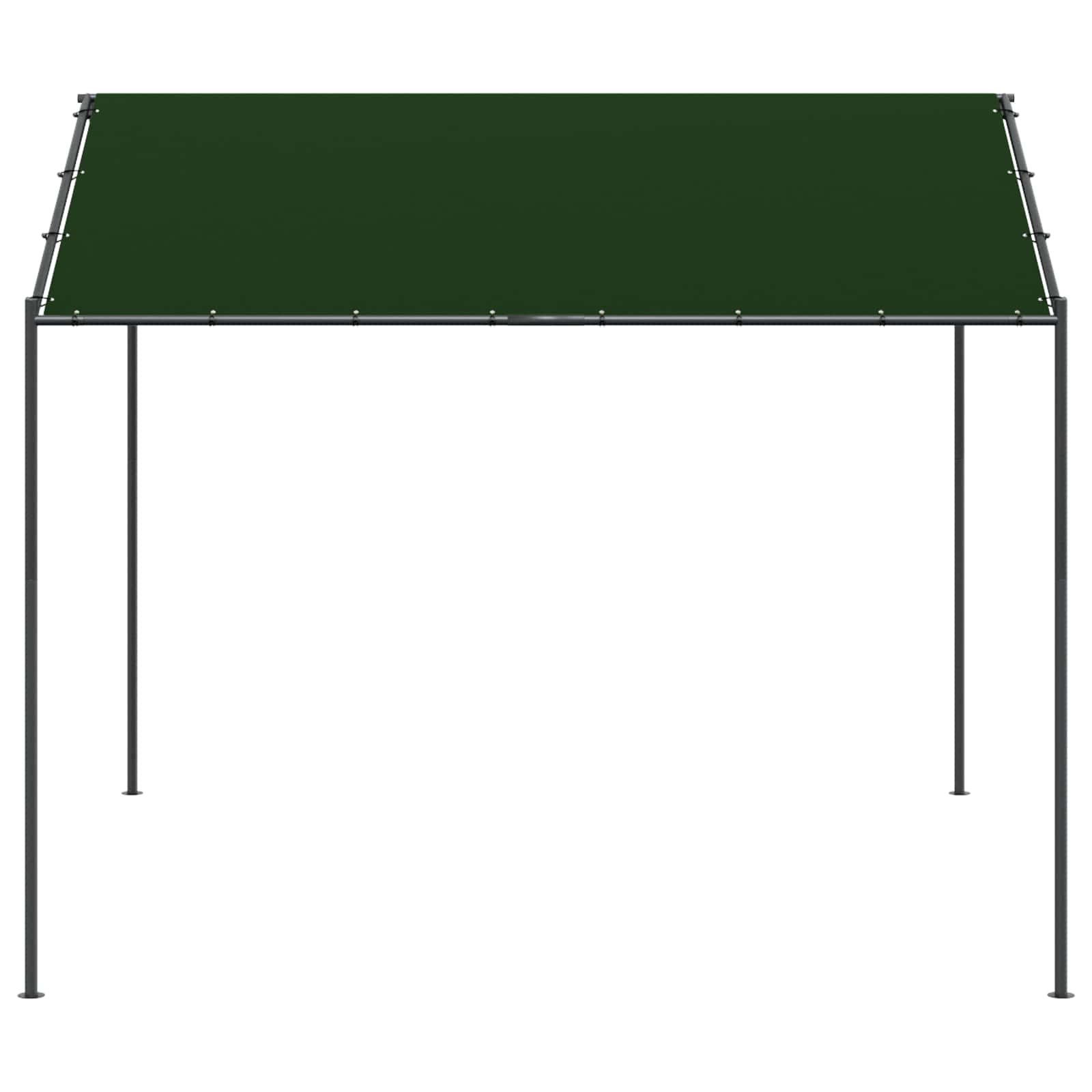 vidaXL Gazebo 4 x 4 x 2.6 m Taupe Polyester and Steel 3