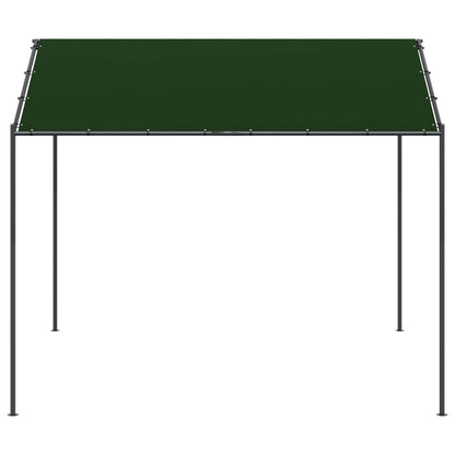 vidaXL Gazebo 4 x 4 x 2.6 m Taupe Polyester and Steel 3