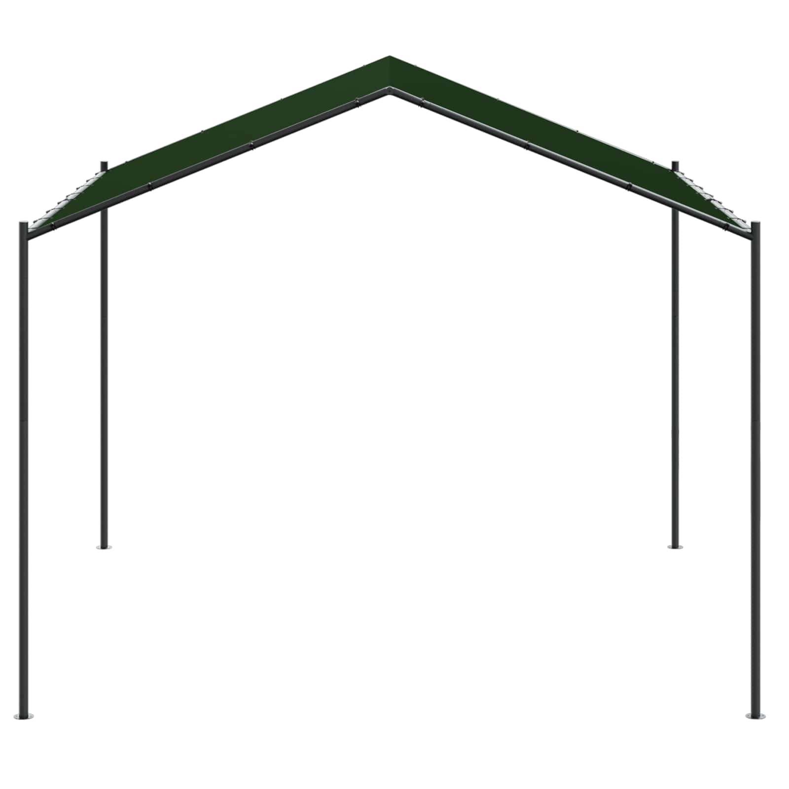vidaXL Gazebo 4 x 4 x 2.6 m Taupe Polyester and Steel 5