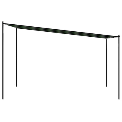 vidaXL Gazebo 4 x 3.98 x 2.67 m Green Polyester and Steel 5