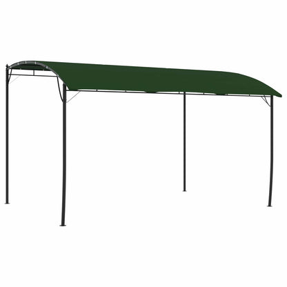vidaXL Gazebo 4 x 3 x 2.55 m Green Powder-Coated Steel and Fabric 1