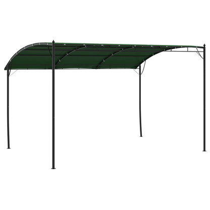 vidaXL Gazebo 4 x 3 x 2.55 m Green Powder-Coated Steel and Fabric 4