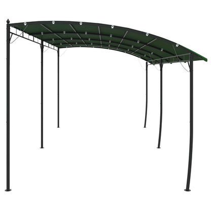 vidaXL Gazebo 6 x 3 x 2.55 m Green Powder-Coated Steel and Fabric 3