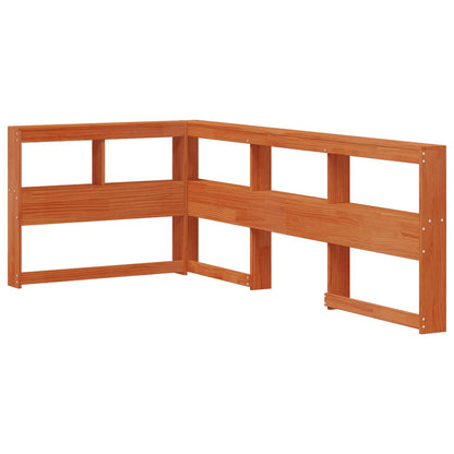vidaXL Bookcase Bed with Headboard with Storage Solid Pine Wood 4