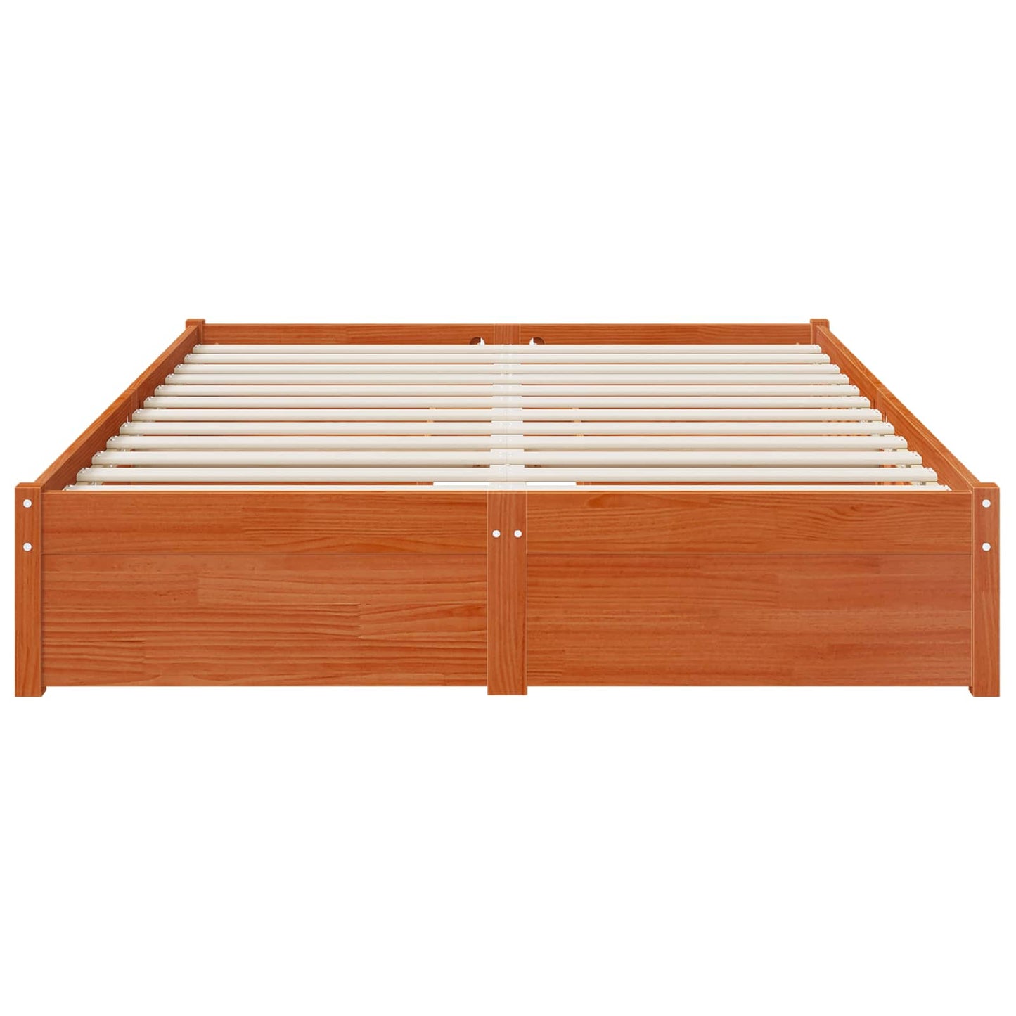 vidaXL Bed Frame with Drawer with Wheel 2 pcs Solid Pine Wood 5
