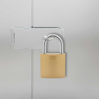 U Lock with Keys Brass Iron Different Key for Each Lock 100 pcs 25 mm