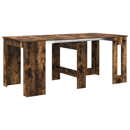 Dinning Table 180 x 85 x 75 cm Engineered Wood Smoked oak