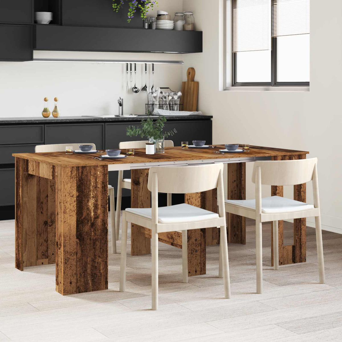 vidaXL Dinning Table 180 x 85 x 75 cm Engineered Wood