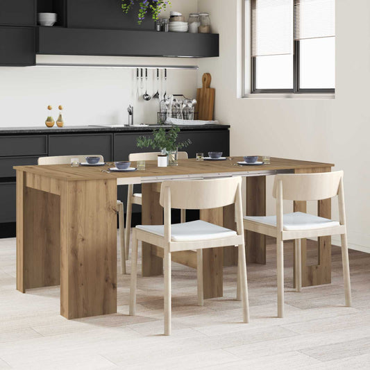 Dinning Table 180 x 85 x 75 cm Engineered Wood Artisan oak