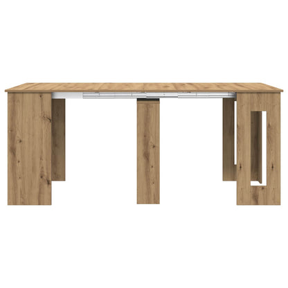 vidaXL Dinning Table Artisan Oak 180 x 85 x 75 cm Engineered Wood 6