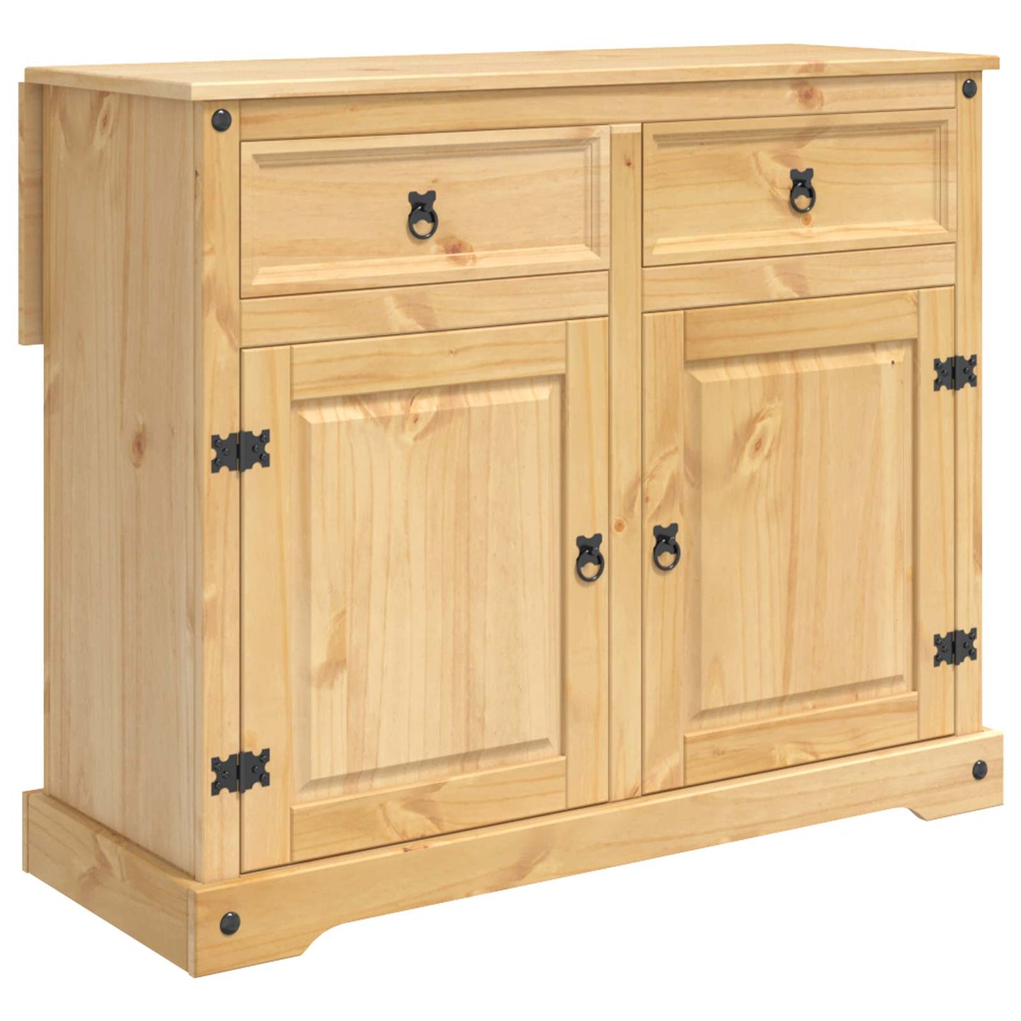 vidaXL Kitchen Island Set 2 pcs Honey Wax 112 x 70 x 91.5 cm 2