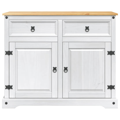 vidaXL Kitchen Island Set 2 pcs White and Honey Wax 112 x 70 x 91.5 cm 5