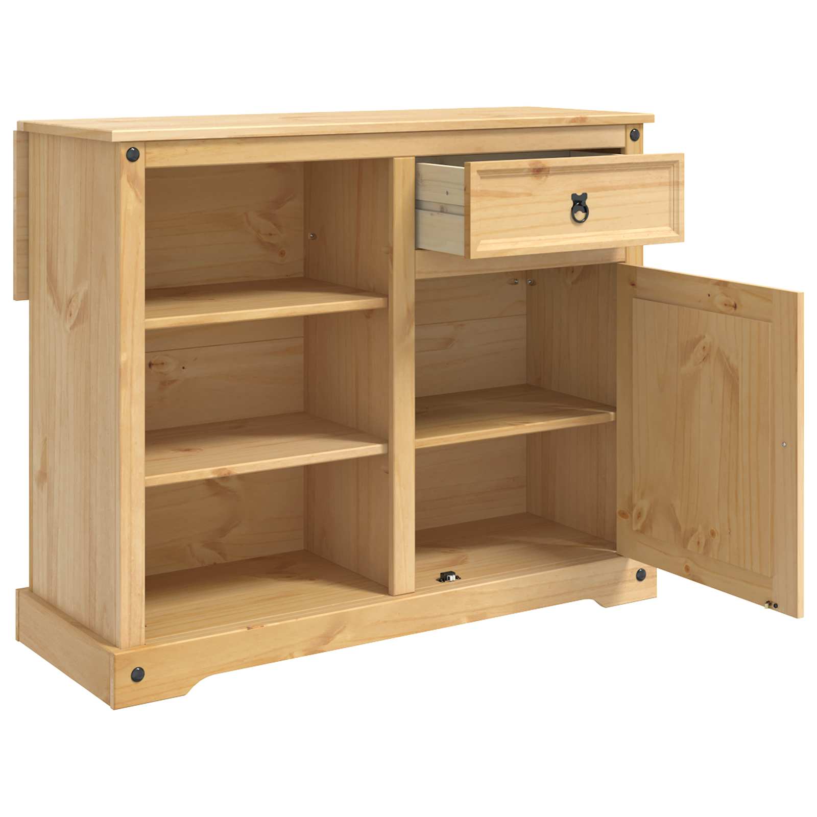 vidaXL Kitchen Island Set 2 pcs Honey Wax 112 x 70 x 91.5 cm 4