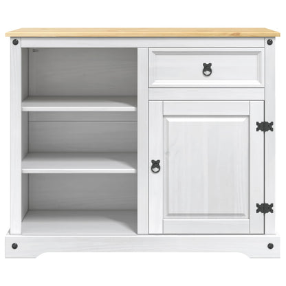vidaXL Kitchen Island Set 2 pcs White and Honey Wax 112 x 70 x 91.5 cm 5