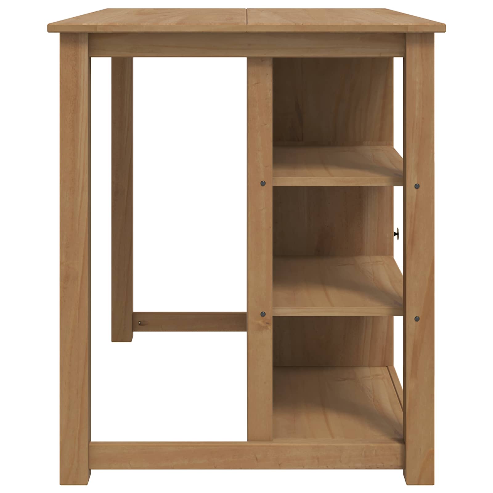 vidaXL Kitchen Island Set 2 pcs PANAMA Honey Wax 112 x 77 x 90 cm 6