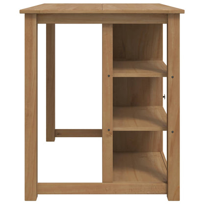 vidaXL Kitchen Island Set 2 pcs PANAMA Honey Wax 112 x 77 x 90 cm 6
