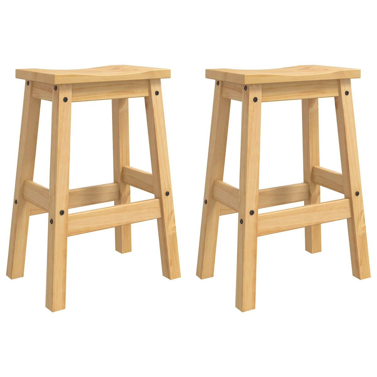 vidaXL Kitchen Island Set 3 pcs Honey Wax 112 x 77 x 91.5 cm 5