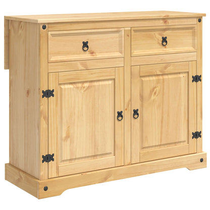 vidaXL Kitchen Island Set 3 pcs CORONA Honey Wax 112 x 70 x 91.5 cm 4
