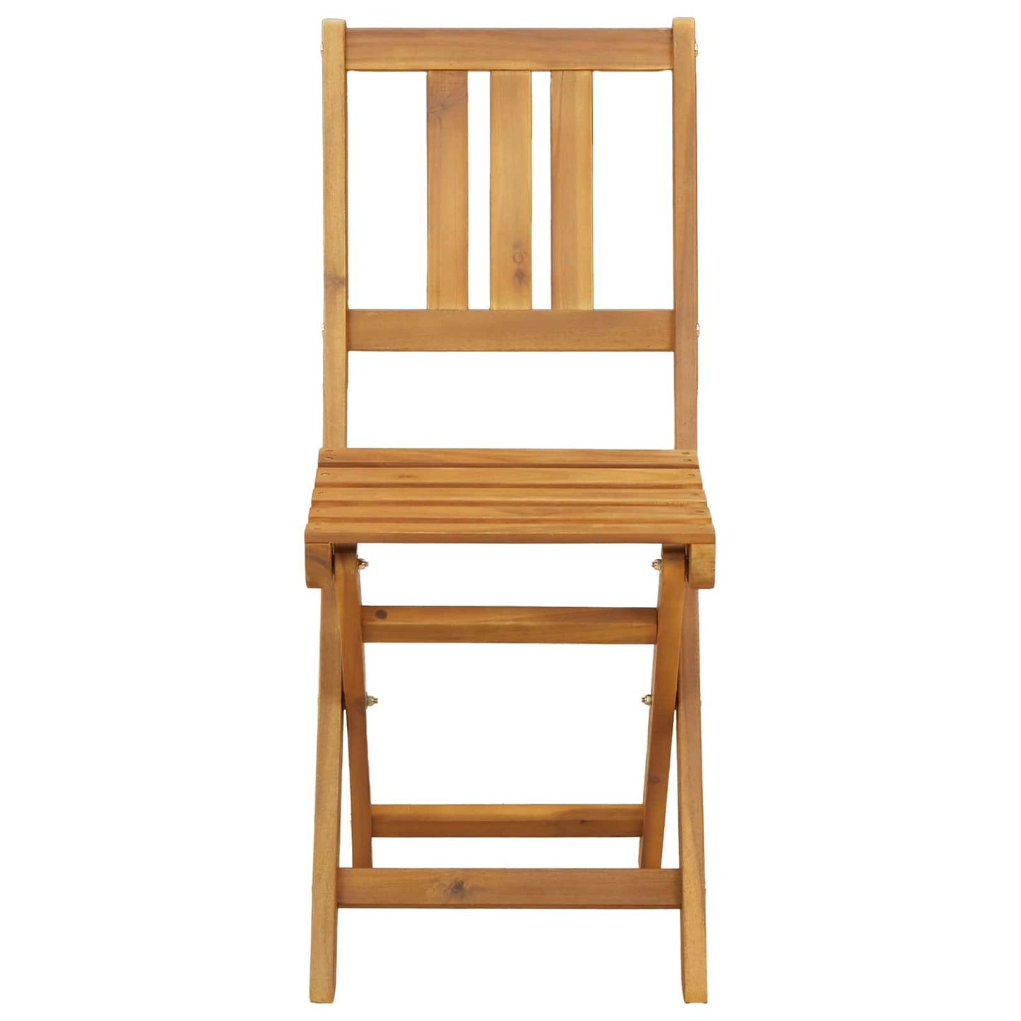 vidaXL Garden Chair 8 pcs Natural Solid Acacia Wood 5