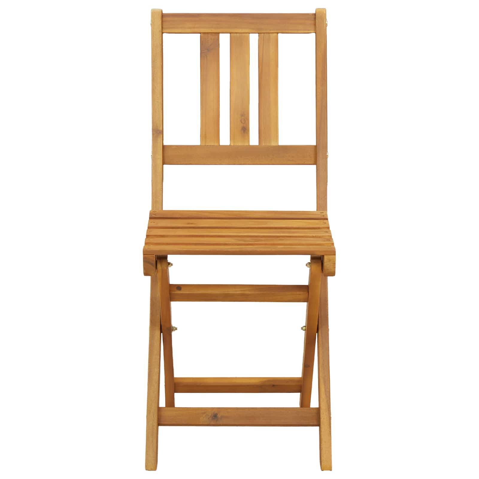 vidaXL Garden Chair 8 pcs Natural Solid Acacia Wood 5