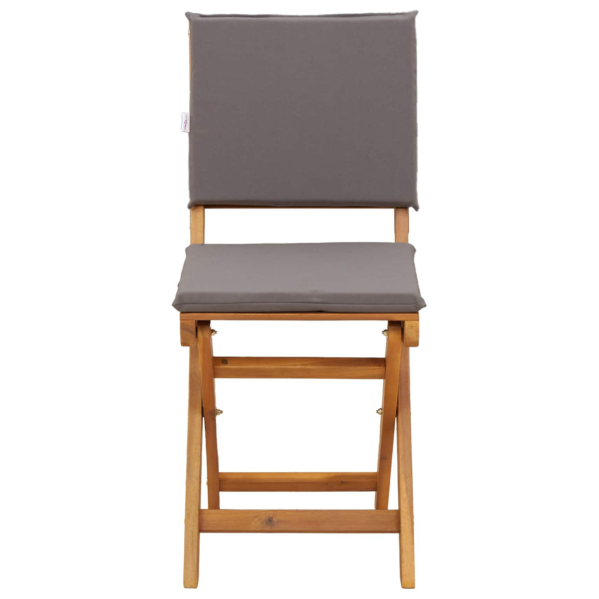 vidaXL Garden Chair 8 pcs Dark Grey Solid Acacia Wood 6