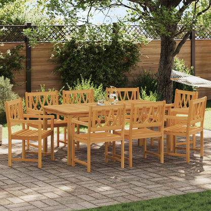 vidaXL Garden Chairs Natural Solid Acacia Wood