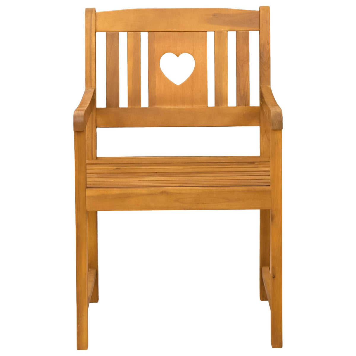vidaXL Garden Chairs 4 pcs Natural Solid Acacia Wood 4