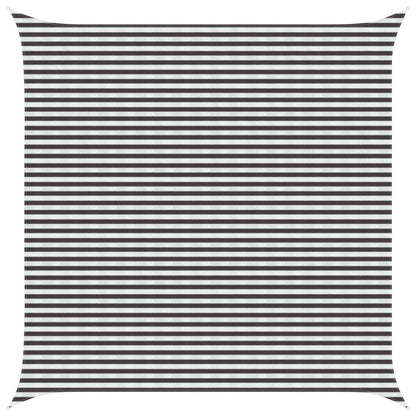 Sunshade Sail 160 g/m² 5x5 m HDPE Anthracite and white