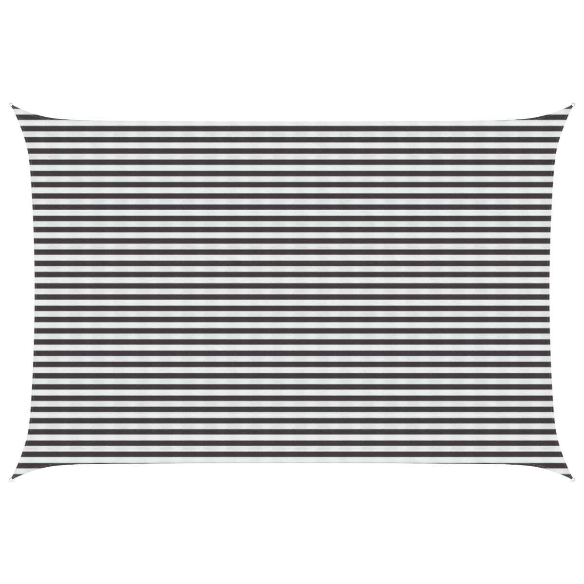 Sunshade Sail 160 g/m² 4x5 m HDPE Anthracite and white