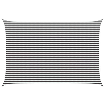 Sunshade Sail 160 g/m² 4x5 m HDPE Anthracite and white