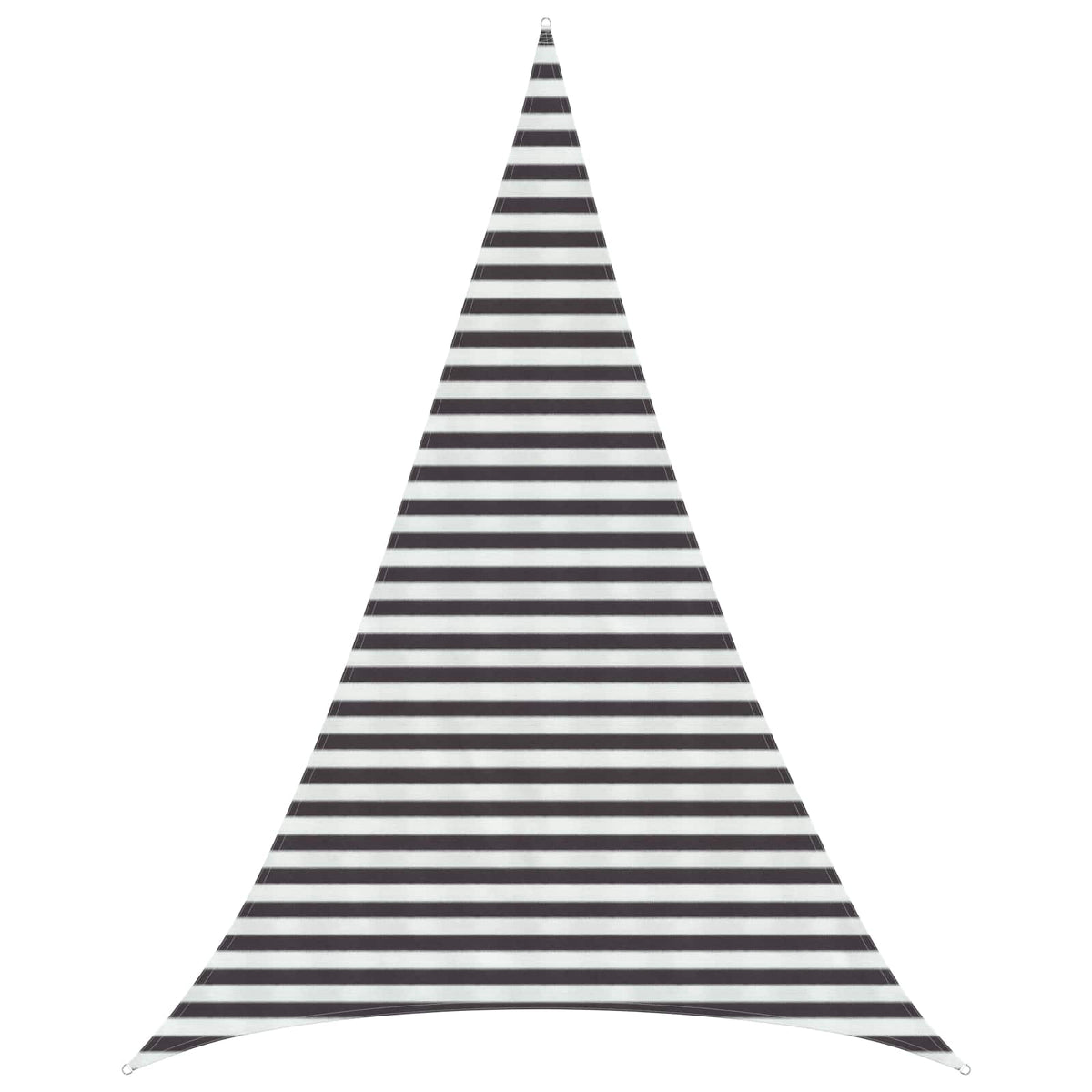 Sunshade Sail 160 g/m² 5x6x6 m HDPE Anthracite and white