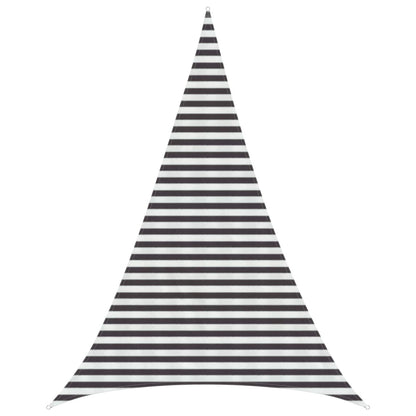 Sunshade Sail 160 g/m² 5x6x6 m HDPE Anthracite and white