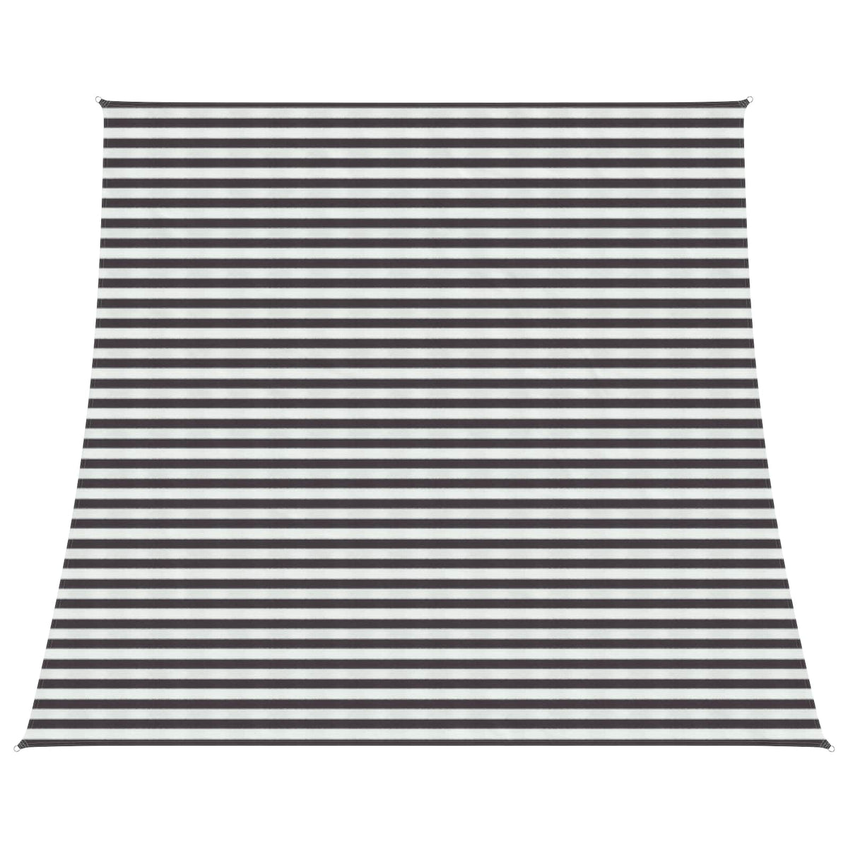 Sunshade Sail 160 g/m² Trapezium HDPE 4/5 x 4 m Anthracite and white