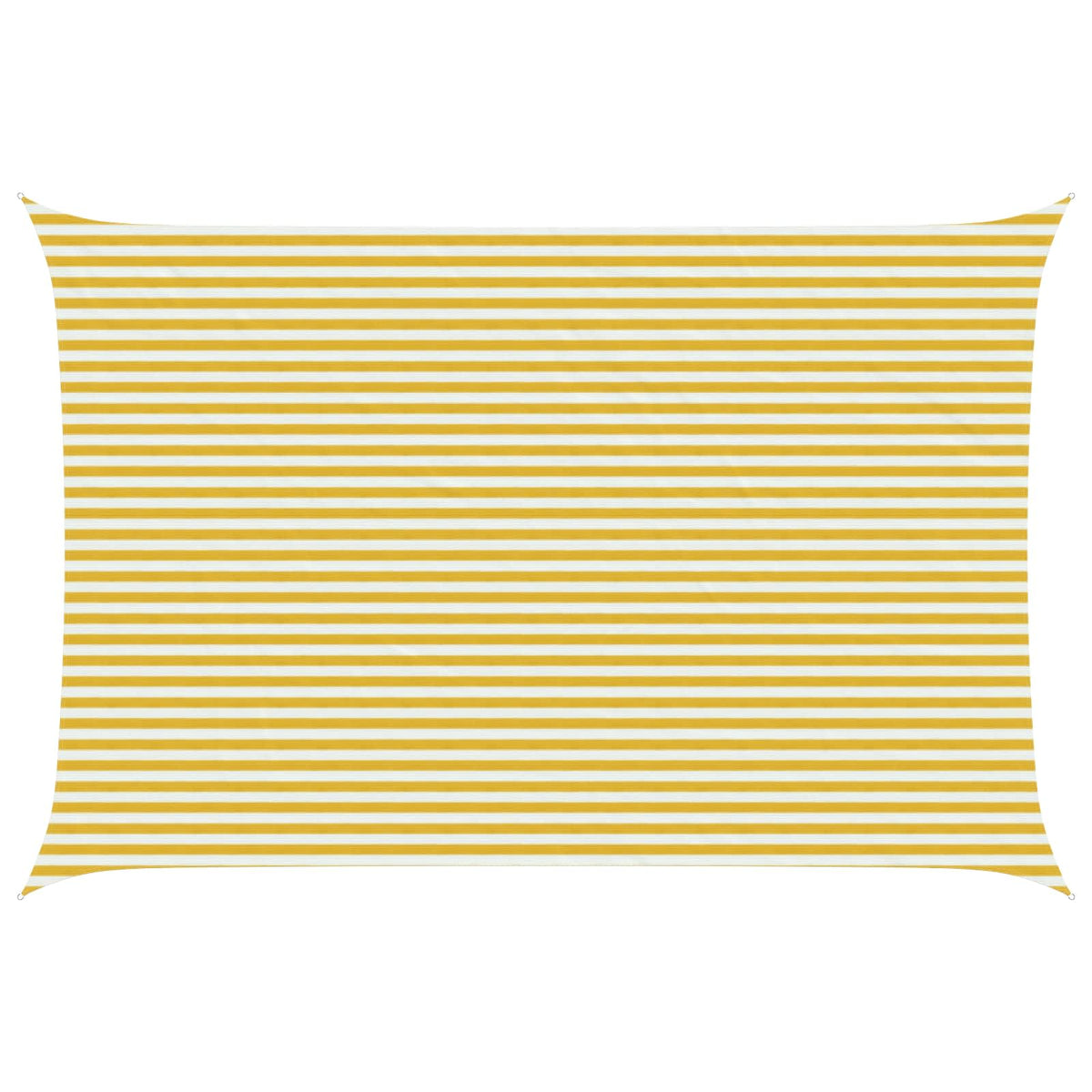 Sunshade Sail 160 g/m² 4x5 m HDPE Yellow and white
