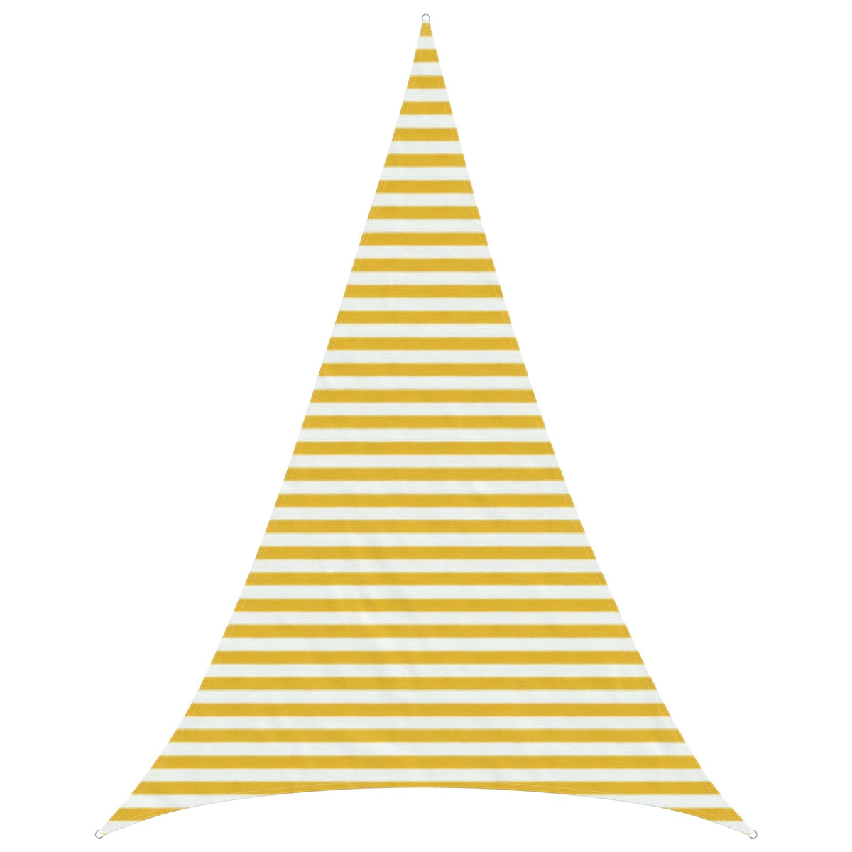 Sunshade Sail 160 g/m² 5x6x6 m HDPE Yellow and white