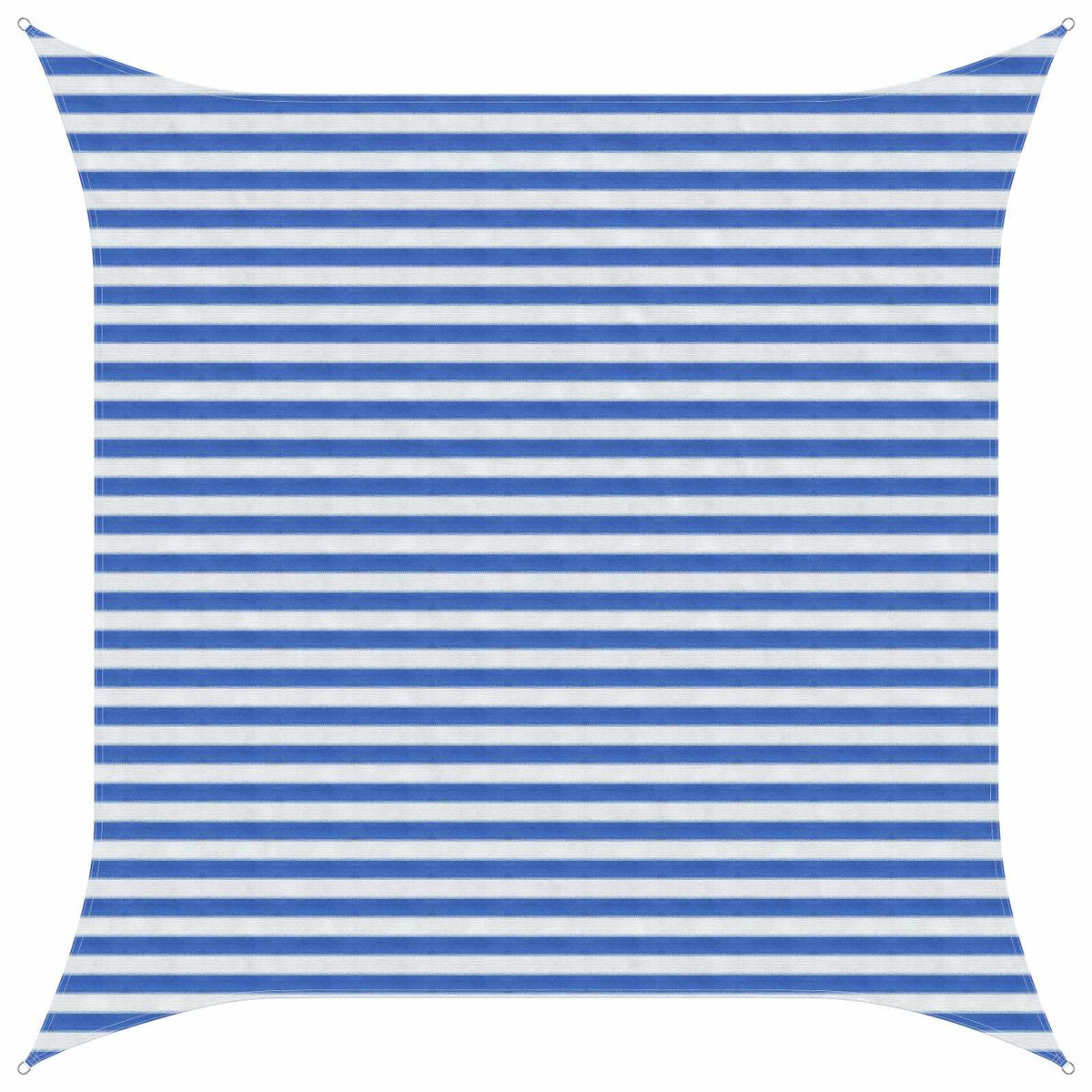 Sunshade Sail 160 g/m² 3.6x3.6 m HDPE Blue and white