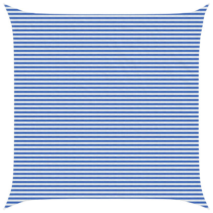 Sunshade Sail 160 g/m² 6x6 m HDPE Blue and white