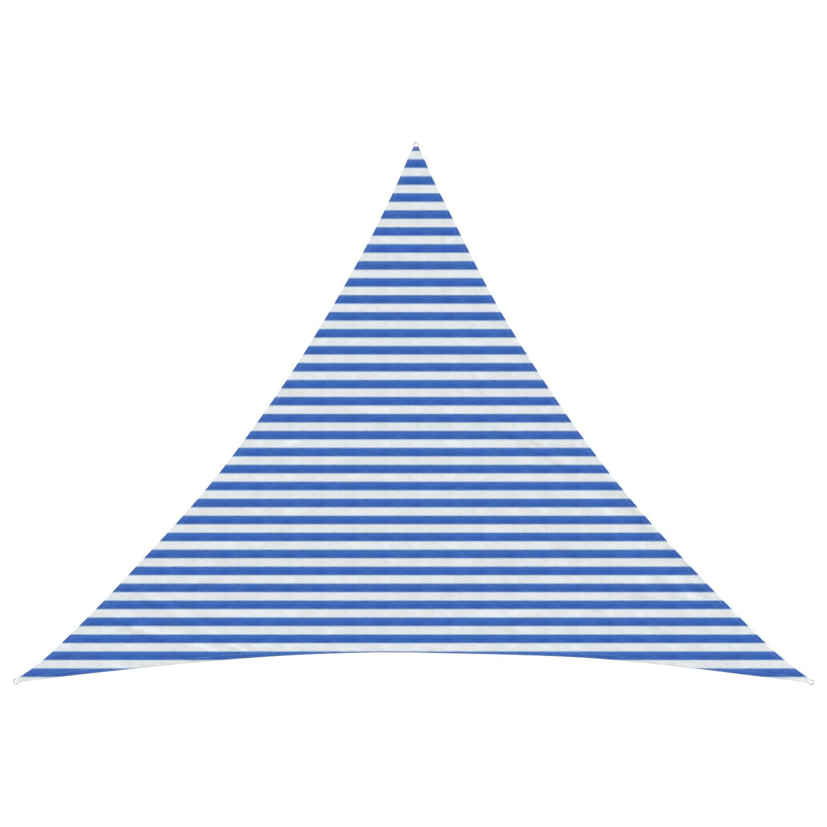 Sunshade Sail 160 g/m² 5x5x6 m HDPE Blue and white