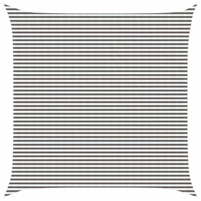 Sunshade Sail 160 g/m² 7x7 m HDPE Light grey and white