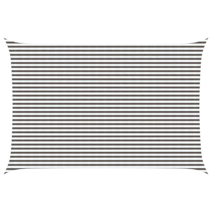 Sunshade Sail 160 g/m² 4x5 m HDPE Light grey and white