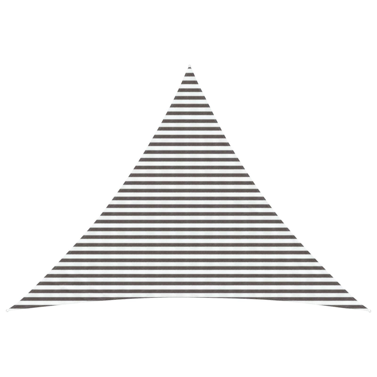 Sunshade Sail 160 g/m² 5x5x6 m HDPE Light grey and white