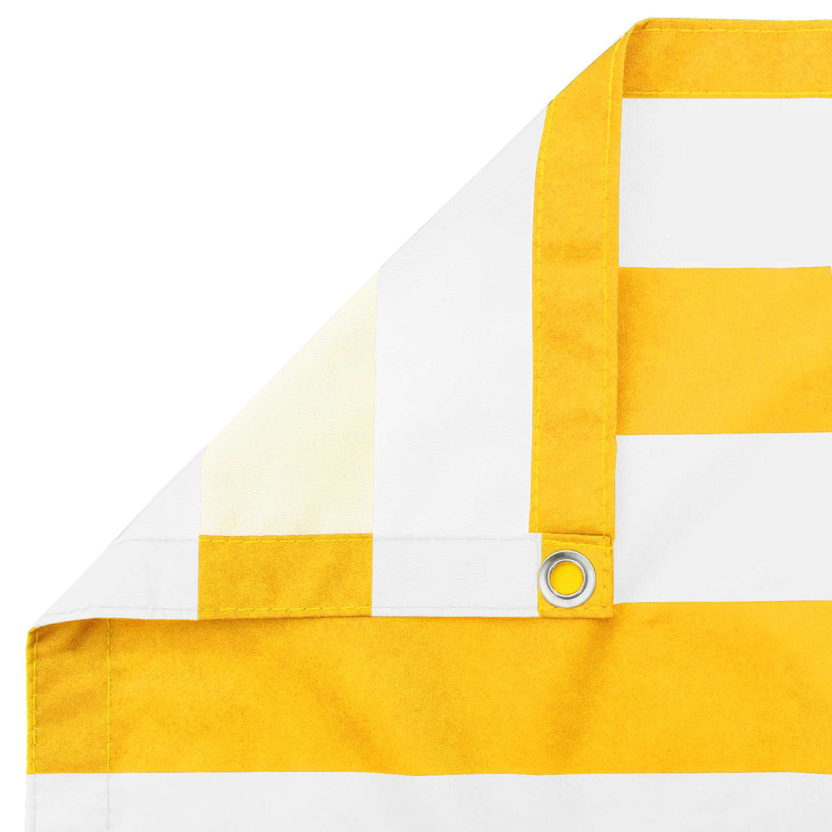 Balcony Privacy Screen 180 x 1000 cm Polyester Yellow and white