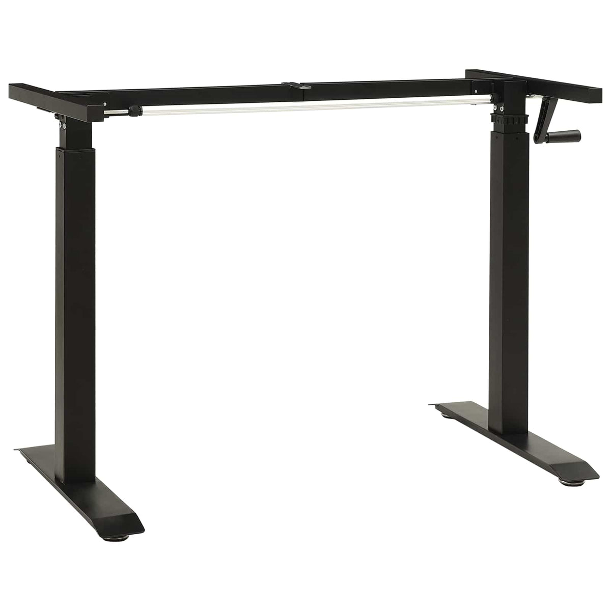 vidaXL Desk with Storage Black and Natural 120 x 60 cm Solid Oak Wood 3
