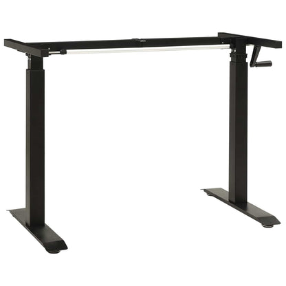 vidaXL Desk with Storage Black and Natural 120 x 60 cm Solid Oak Wood 3