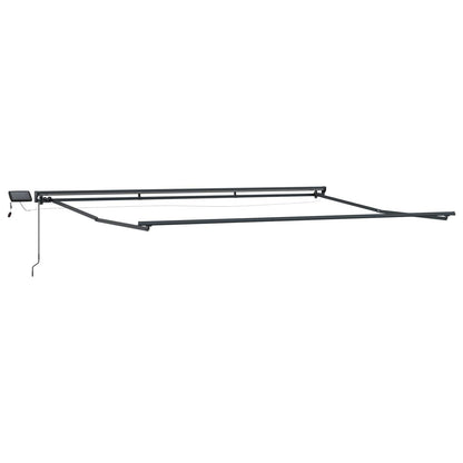 vidaXL Manual Awning Frame with LEDs Sand 2.5 x 2 m 4